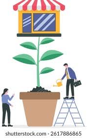 Exemple d’interface de pilotage multi-entités pour un réseau de franchises